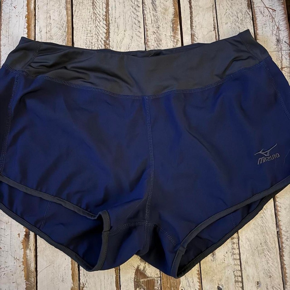 Mizuno Volleyball Shorts Womens Medium‎ Navy Blue Activewear/Volleyball